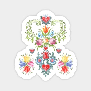 Midsummer Festival Flowers Garland Sticker